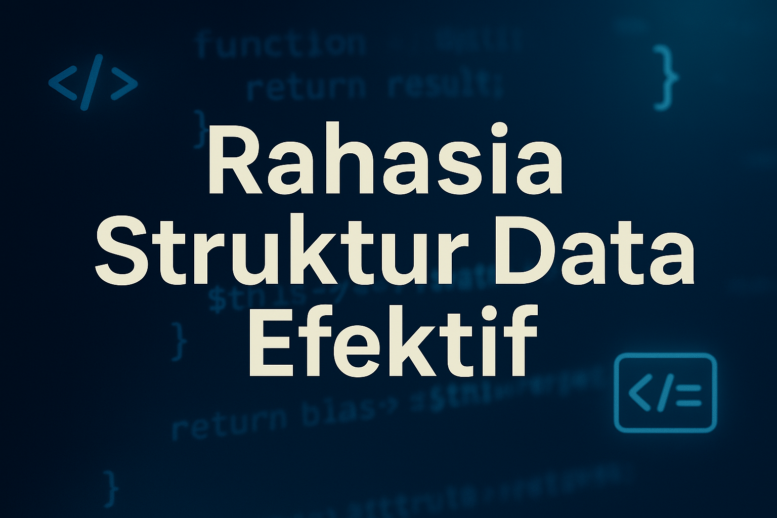 Rahasia Struktur Data Efektif