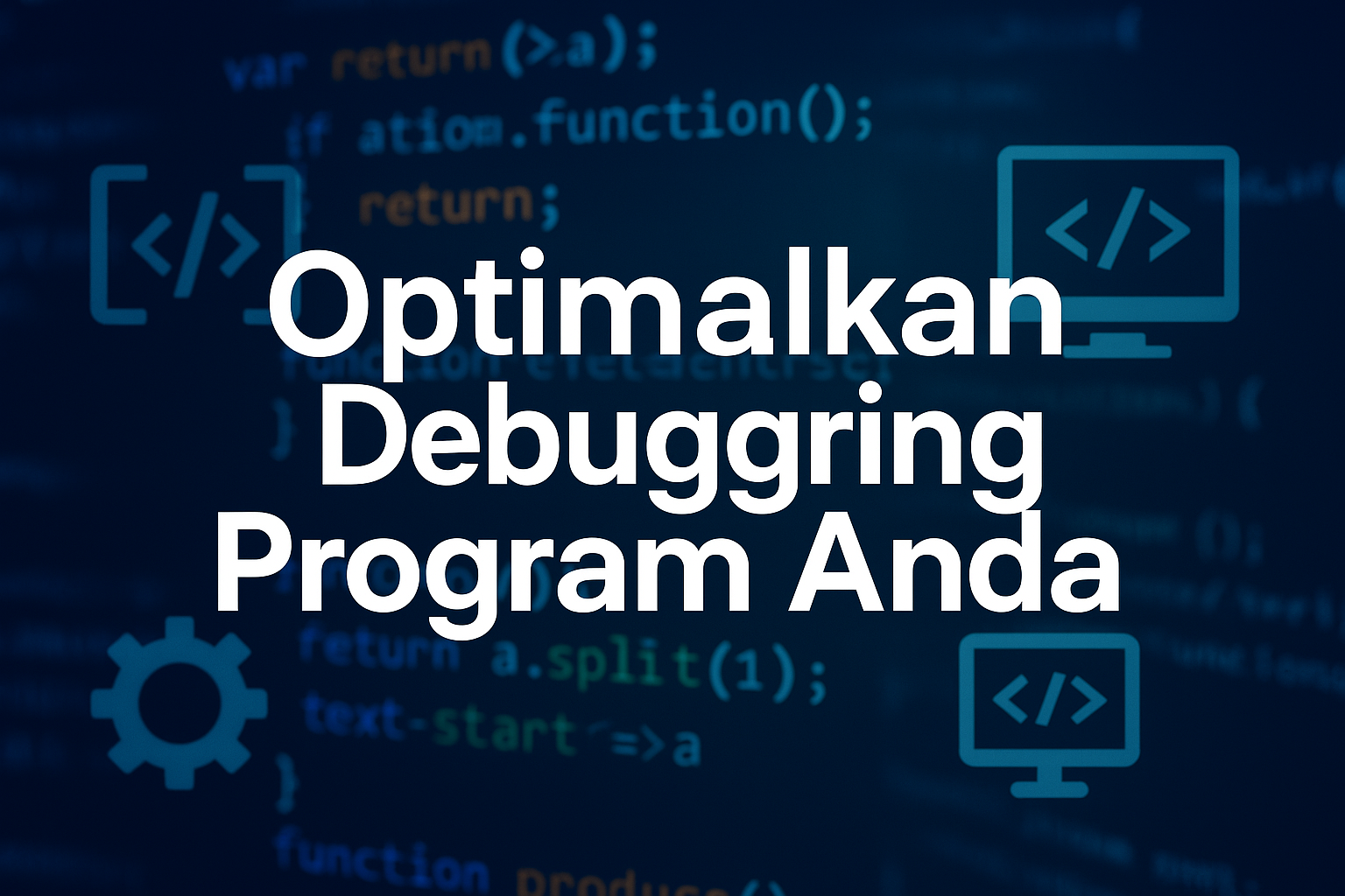 Optimalkan Debugging Program Anda