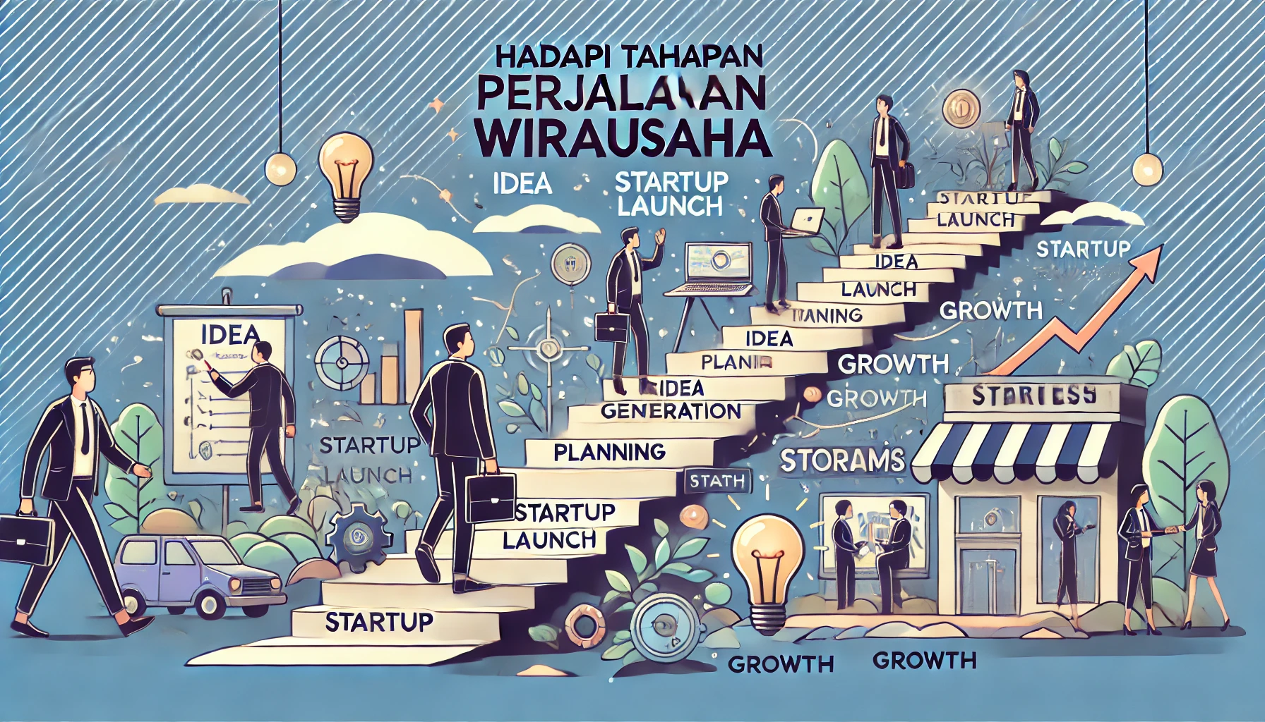 Hadapi Tahapan Perjalanan Wirausaha